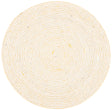 Safavieh Braided 3'-0" x 3'-0" Rug in Gold / Ivory