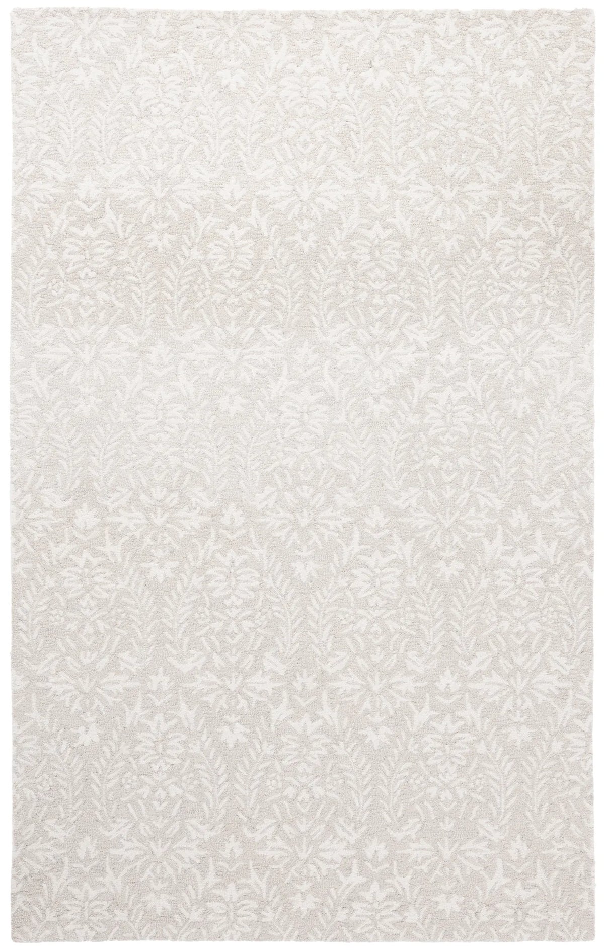 Safavieh Ebony 4'-0" x 6'-0" Rug in Light Grey / Ivory