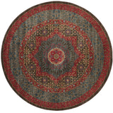 Safavieh Mahal 5'-1" x 5'-1" Rug in Navy / Red