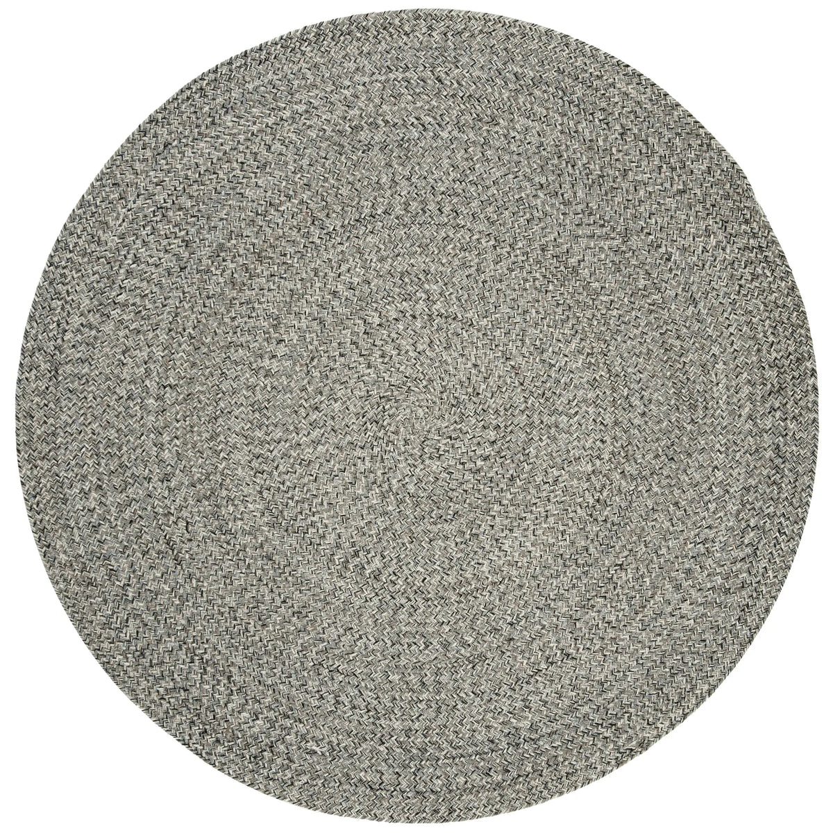 Safavieh Braided 4'-0" x 4'-0" Rug in Ivory / Steel Grey