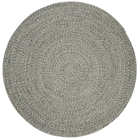 Safavieh Braided 4'-0" x 4'-0" Rug in Ivory / Steel Grey