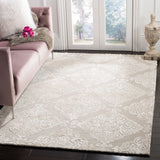 Safavieh Glamour 5'-0" x 8'-0" Rug in Silver / Ivory