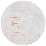 Safavieh Malibu 6'-0" x 6'-0" Rug in Beige / Rust