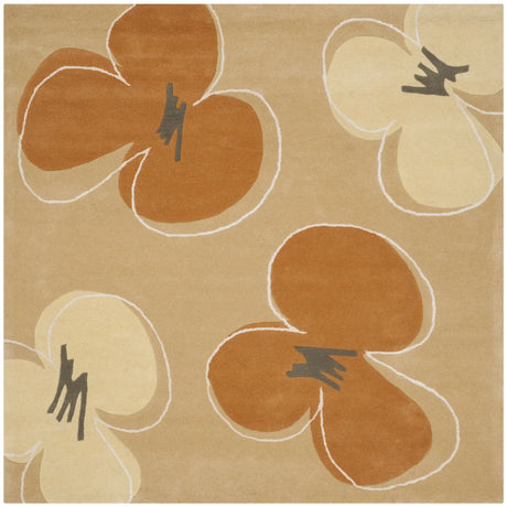 Safavieh Soho 6'-0" x 6'-0" Rug in Gold