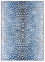 Safavieh Journey 4'-4" x 6'-0" Rug in Navy / Beige