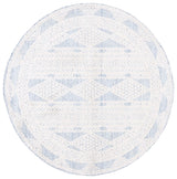 Safavieh Chapel 6'-7" x 6'-7" Rug in Blue / Ivory