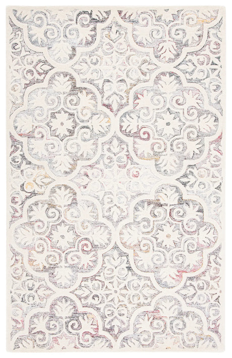 Safavieh Metro 4'-0" x 6'-0" Rug in Red / Ivory