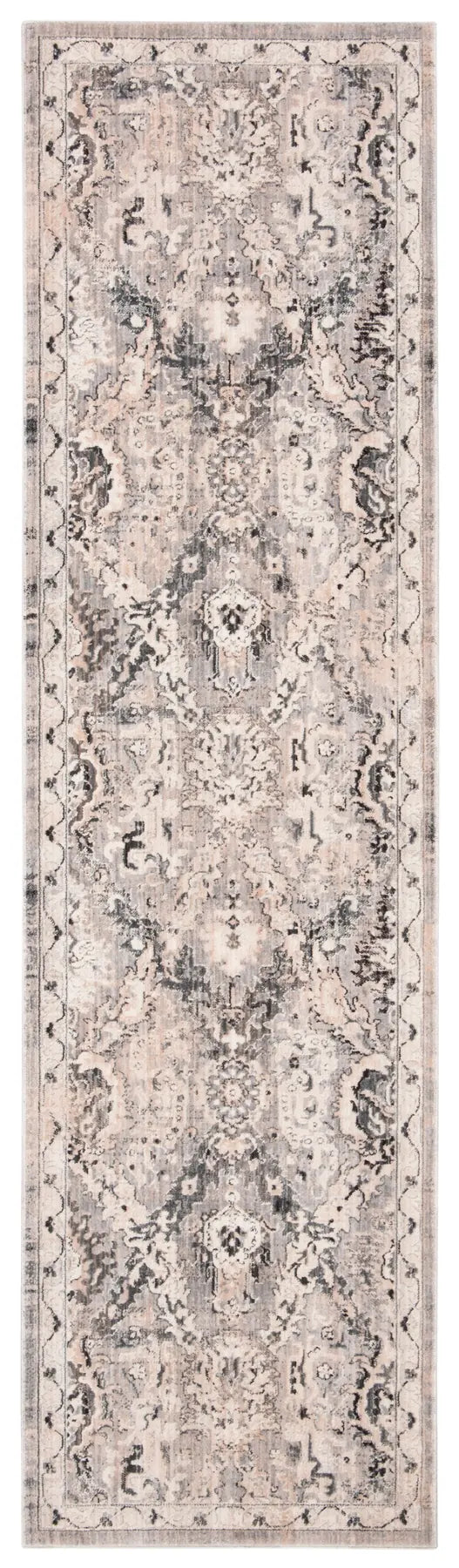 Safavieh Vintage Persian 2'-2" x 8'-0" Rug in Grey / Blue