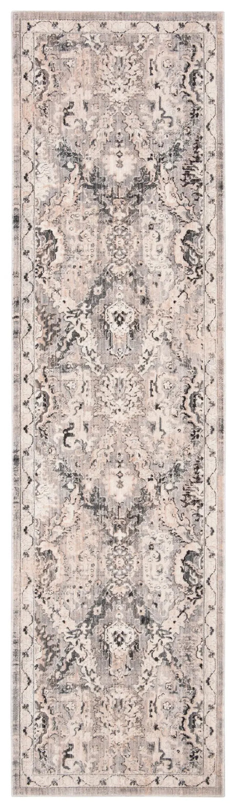 Safavieh Vintage Persian 2'-2" x 8'-0" Rug in Grey / Blue