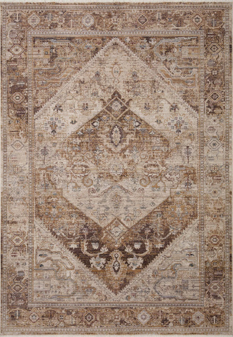 Loloi Lyra Lyr-07 Natural/Mocha Rug - main flat