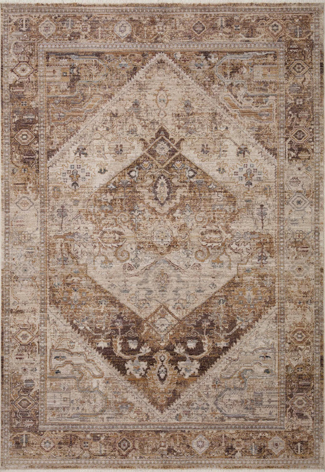 Loloi Lyra Lyr-07 Natural/Mocha Rug - main flat
