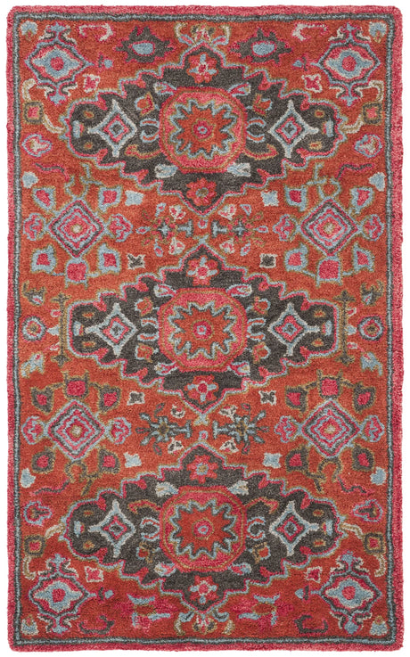 Safavieh Heritage 3'-0" x 5'-0" Rug in Rust / Multi