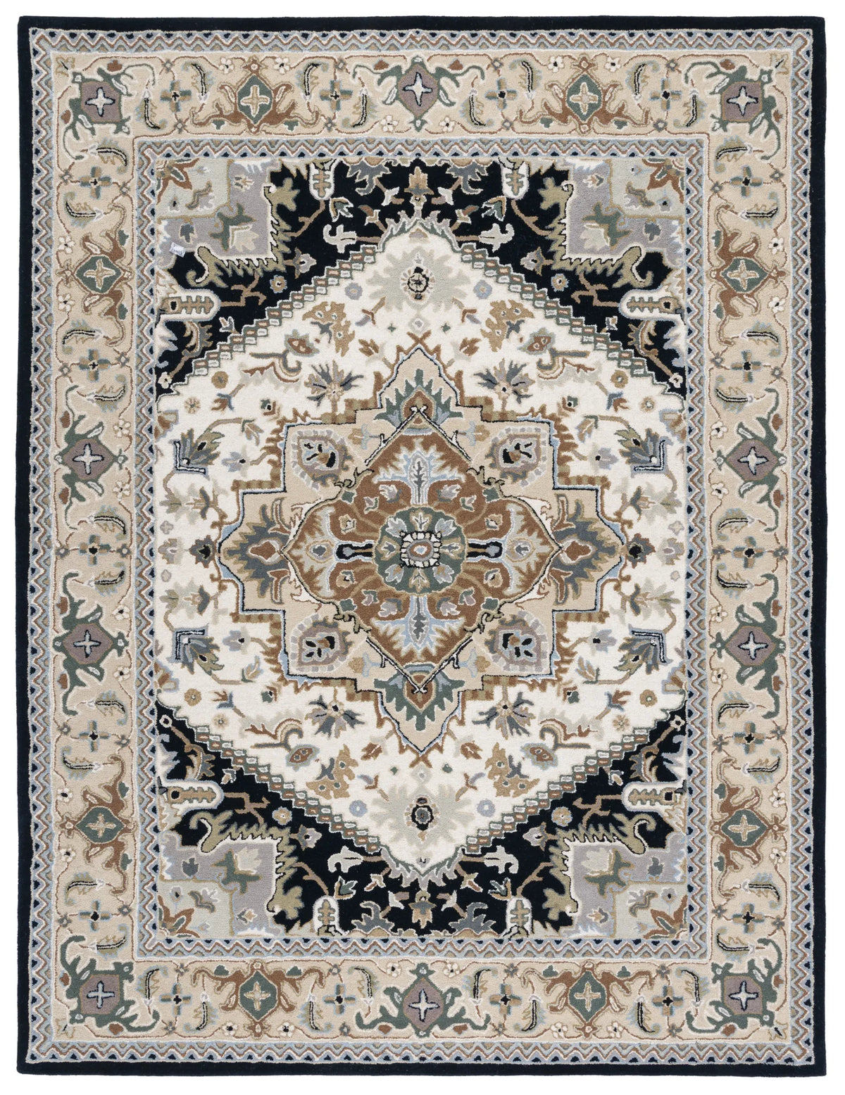 Safavieh Heritage 10'-0" x 14'-0" Rug in Beige / Navy