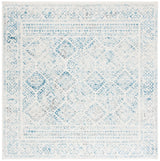 Safavieh Tulum 6'-7" x 6'-7" Rug in Ivory / Turquoise