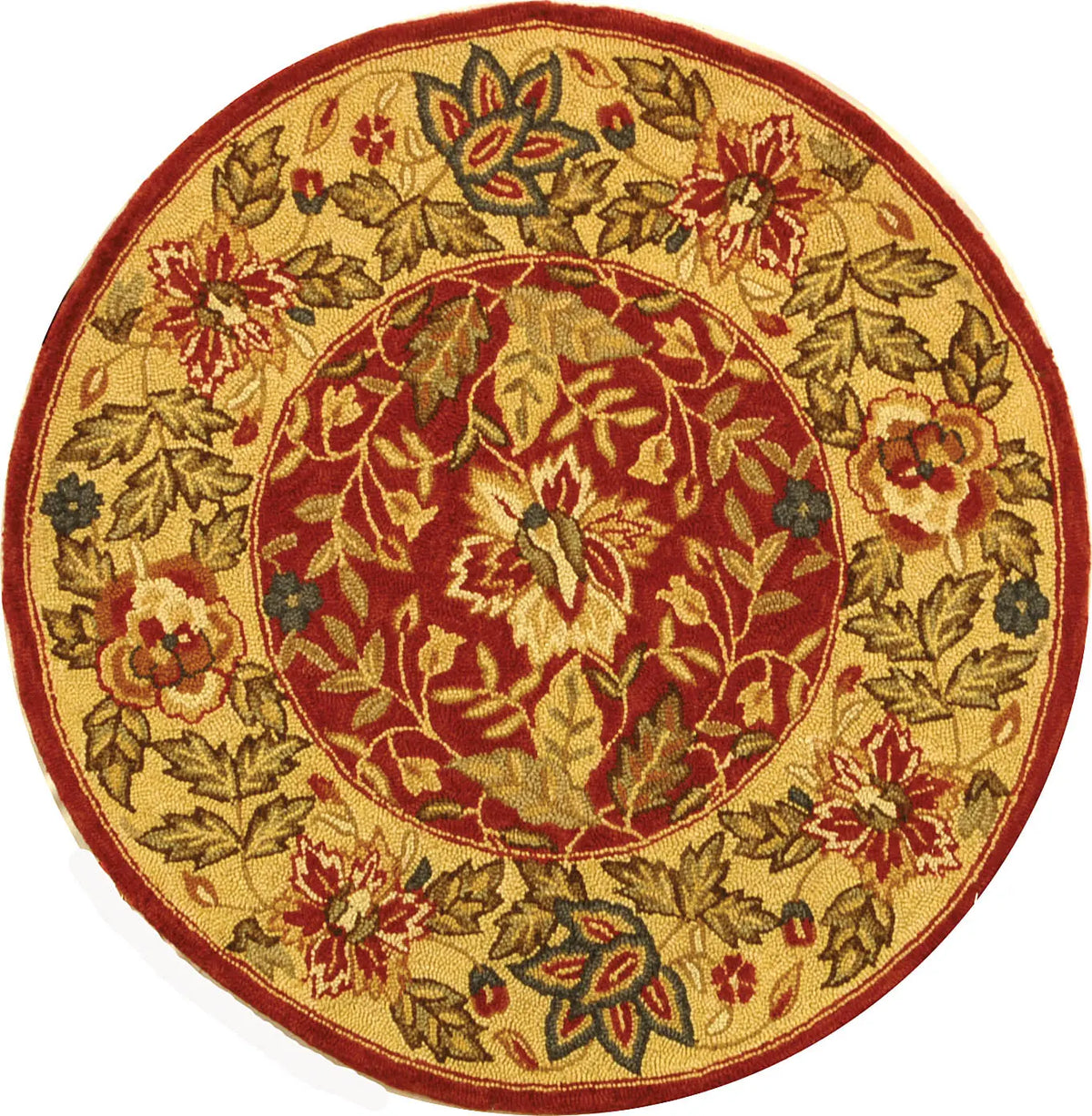 Safavieh Chelsea 3'-0" x 3'-0" Rug in Red / Ivory