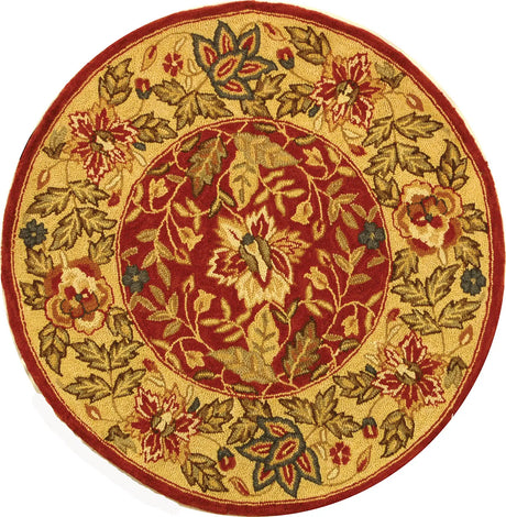 Safavieh Chelsea 3'-0" x 3'-0" Rug in Red / Ivory