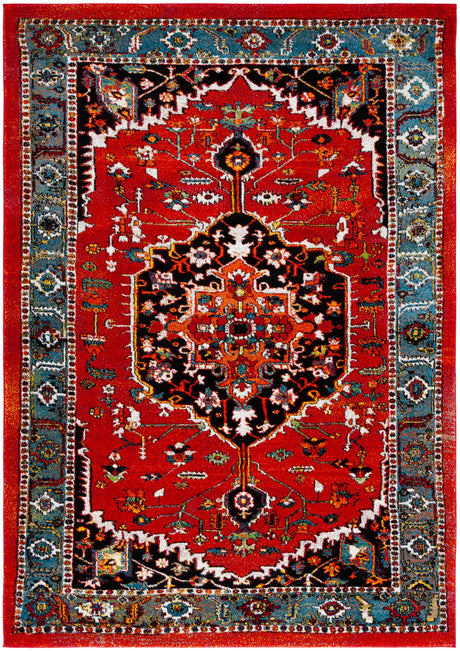 Safavieh Vintage Hamadan 4'-0" x 6'-0" Rug in Red / Blue
