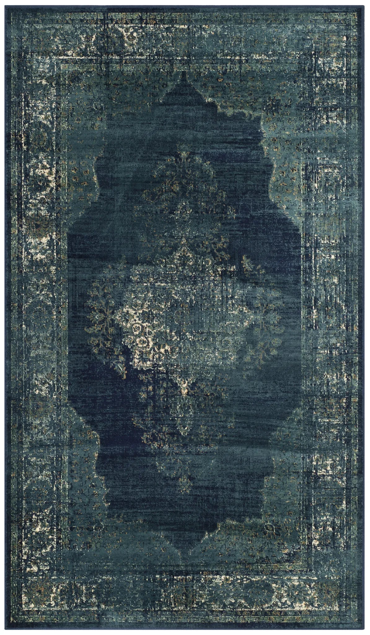 Safavieh Vintage 3'-3" x 5'-7" Rug in Navy