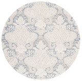 Safavieh Micro-Loop 5'-0" x 5'-0" Rug in Blue / Ivory