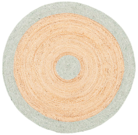 Safavieh Braided 3'-0" x 3'-0" Rug in Sage / Gold