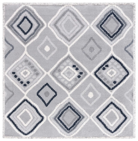 Safavieh Marrakesh 6'-7" x 6'-7" Rug in Grey / Light Grey