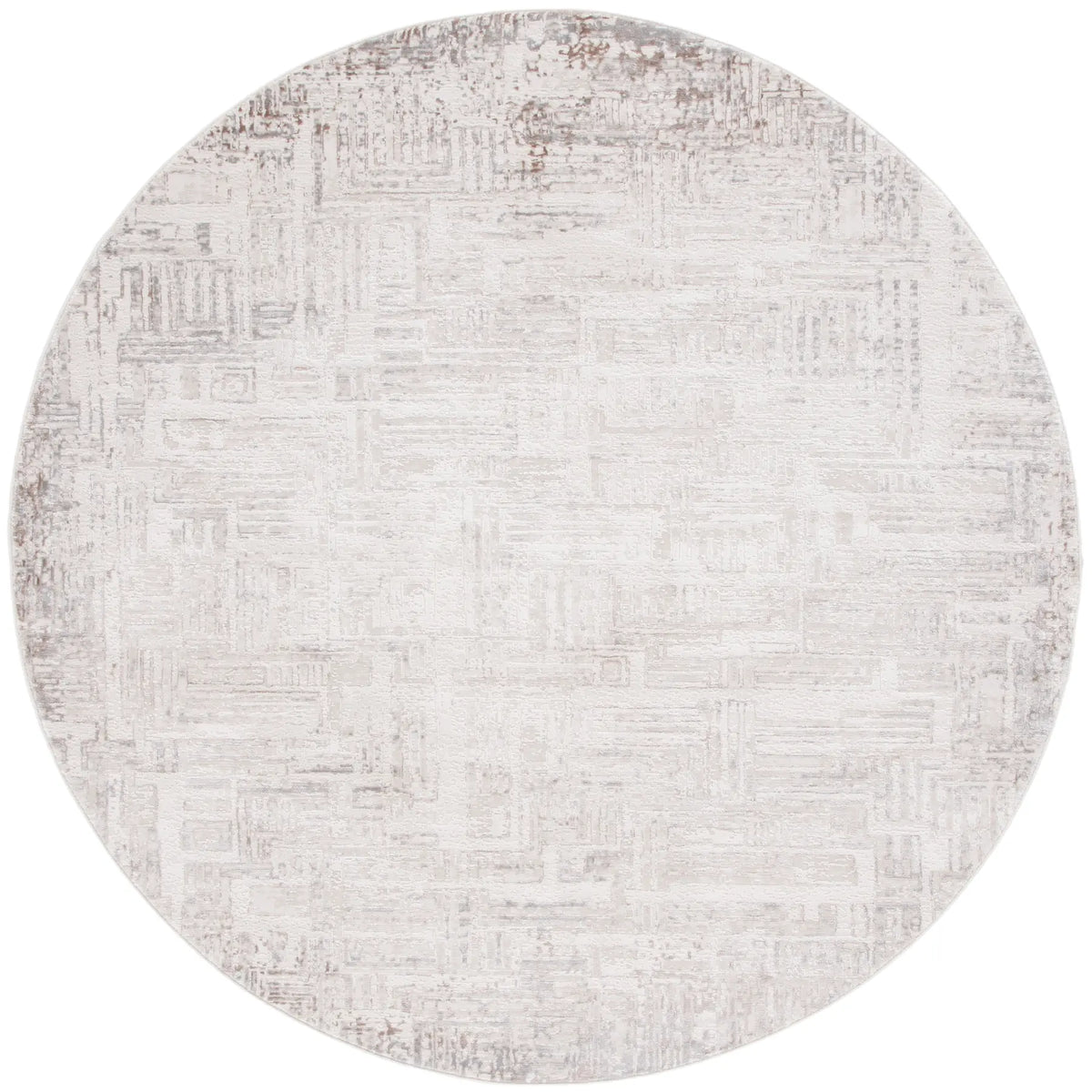 Safavieh Diamond 6'-7" x 6'-7" Rug in Beige / Grey Brown