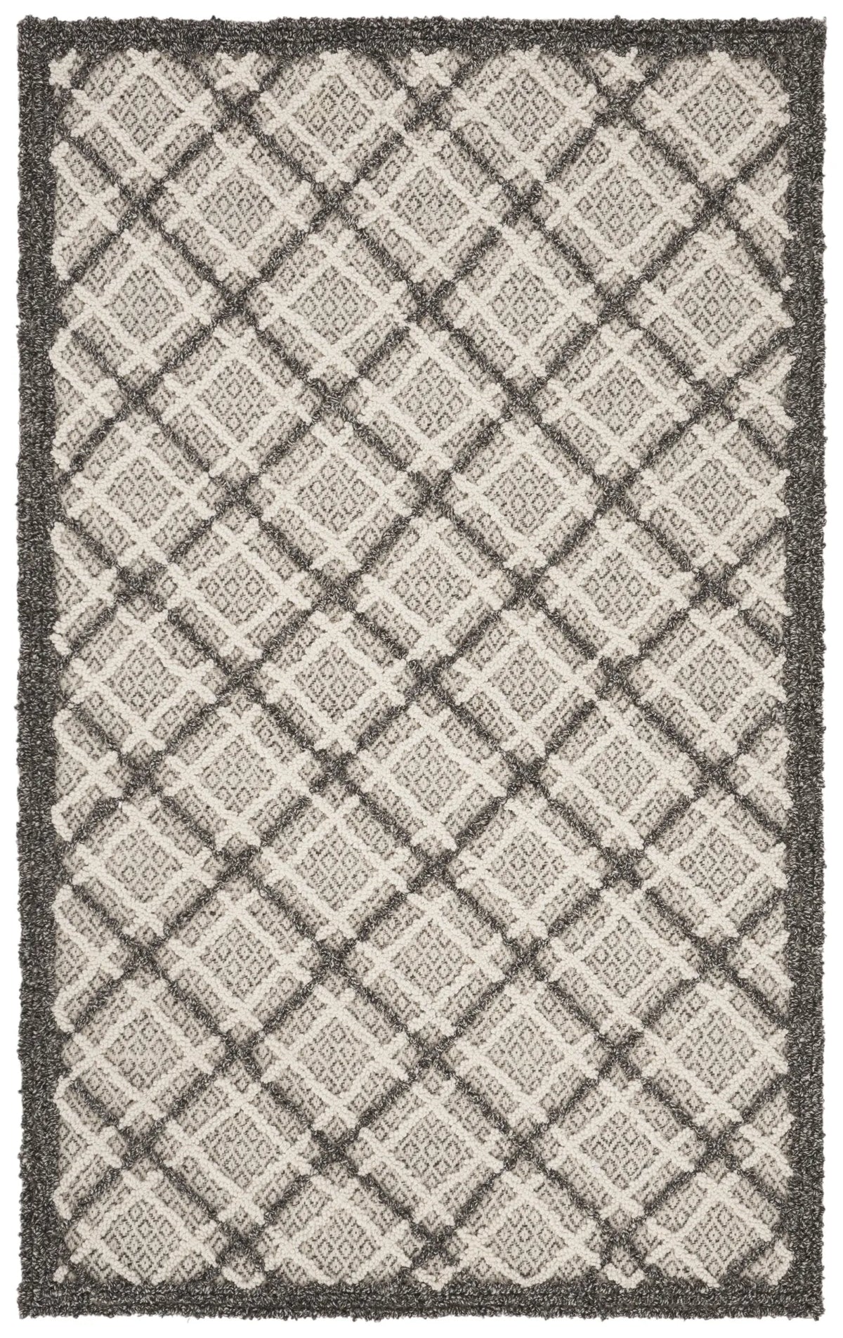 Safavieh Trace 3'-0" x 5'-0" Rug in Dark Grey / Light Grey