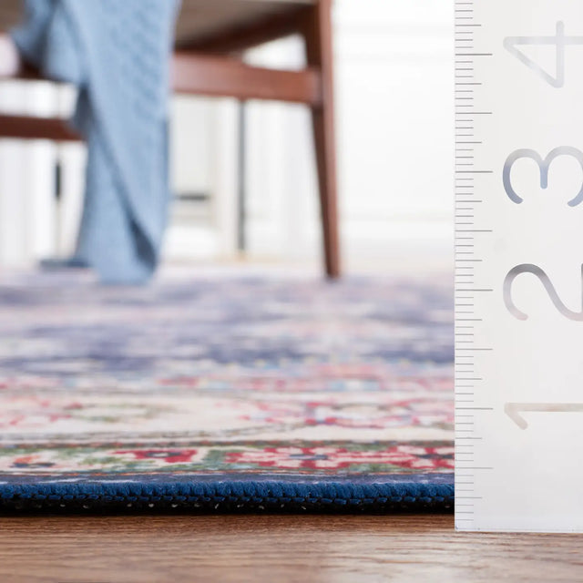Safavieh Tucson 4'-0" x 6'-0" Rug in Navy / Beige