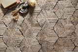 Loloi Prescott Pre-02 Beige Rugs - styled aerial 1