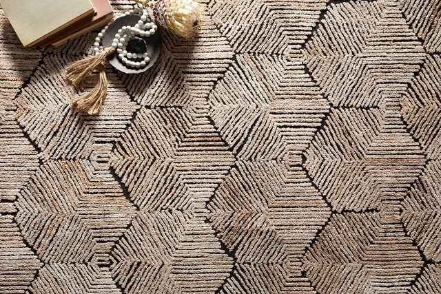 Loloi Prescott Pre-02 Beige Rugs - styled aerial 1