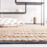 Safavieh Natural Fiber 4'-0" x 6'-0" Rug in Light Blue / Natural