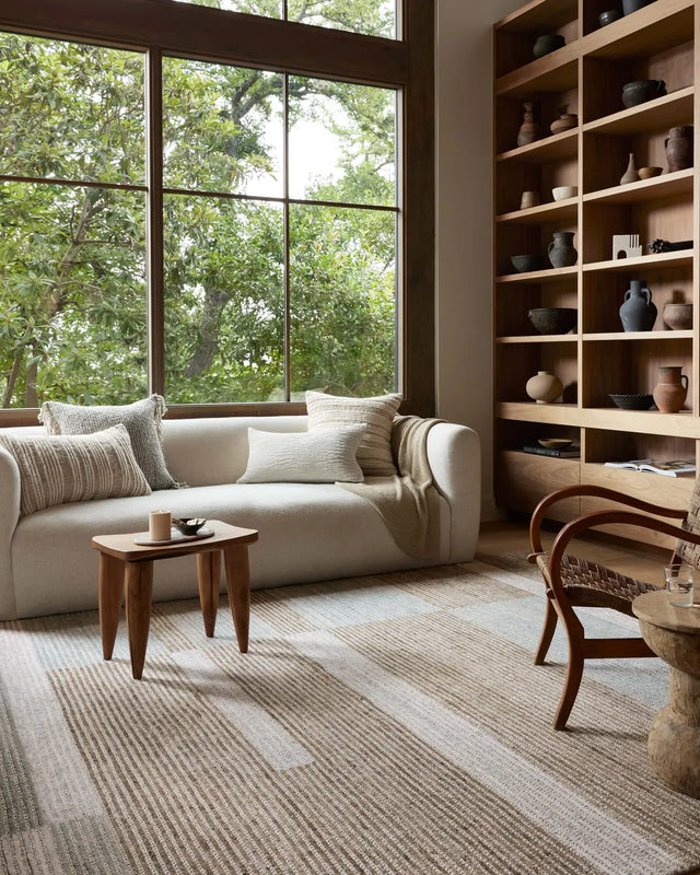 Loloi Stiles Sti-02 Tobacco/Lagoon Rug - room scene 1