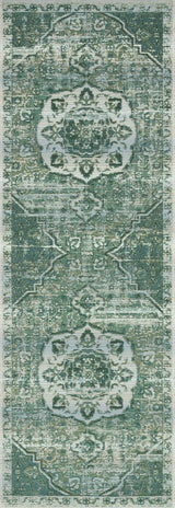 Loloi Mika Mik-06 Green / Mist Rugs - runner flat