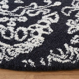 Safavieh Metro 6'-0" x 6'-0" Rug in Black / Ivory