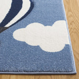 Safavieh Carousel Kids 100 4'-0" x 6'-0" Rug in Blue / Ivory