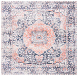 Safavieh Saffron 6'-0" x 6'-0" Rug in Navy / Ivory