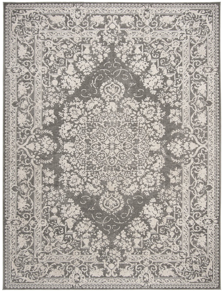 Safavieh Reflection 10'-0" x 14'-0" Rug in Dark Grey / Cream