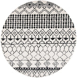 Safavieh Tulum 10'-0" x 10'-0" Rug in Ivory / Black