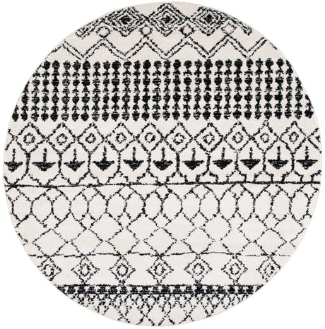 Safavieh Tulum 10'-0" x 10'-0" Rug in Ivory / Black