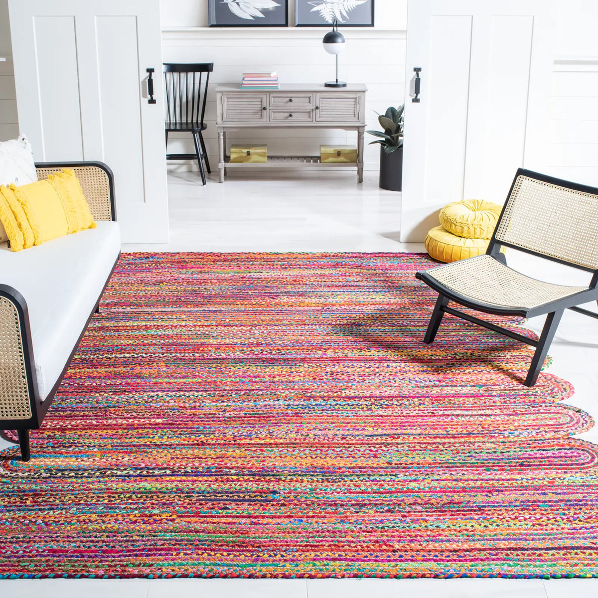 Safavieh Cape Cod 6'-0" x 9'-0" Rug in Red / Multi