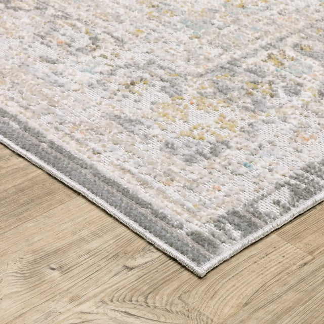 Oriental Weavers Sphinx Cavett CAV02 Orange Rugs - corner detail