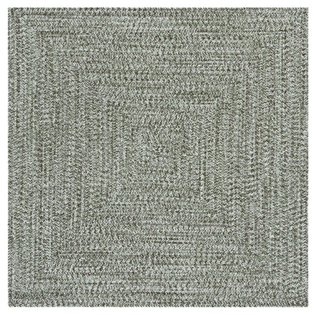 Safavieh Braided 5'-0" x 5'-0" Rug in Green