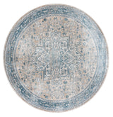 Safavieh Victoria 6'-7" x 6'-7" Rug in Blue / Grey