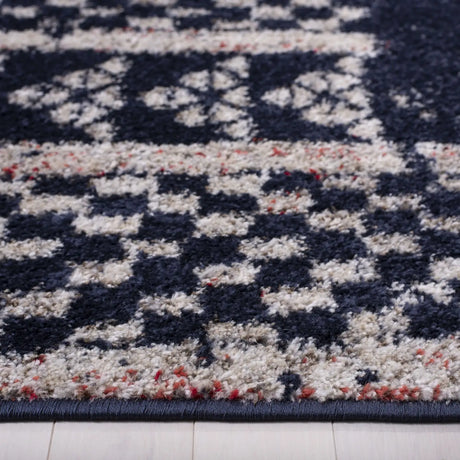 Safavieh Adirondack 4'-0" x 6'-0" Rug in Navy / Light Grey
