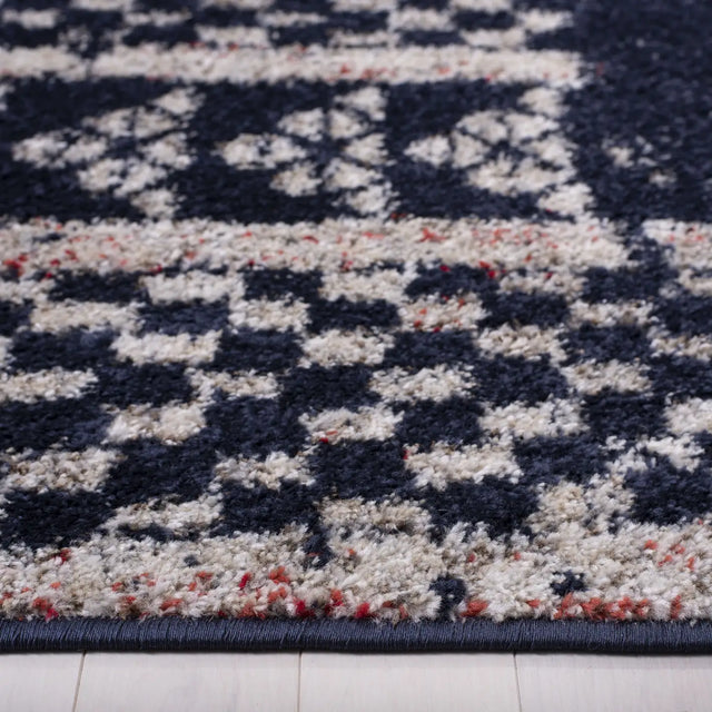 Safavieh Adirondack 4'-0" x 6'-0" Rug in Navy / Light Grey