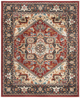 Safavieh Summit 10'-0" x 14'-0" Rug in Red / Dark Grey