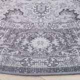Safavieh Tucson 6'-0" x 6'-0" Rug in Dark Grey / Grey