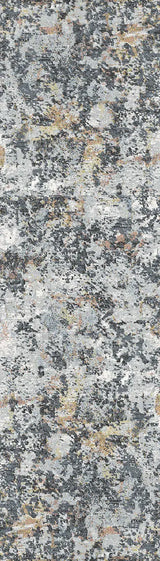Dynamic Rugs Couture 52023 Charcoal/Copper Rugs - Runner