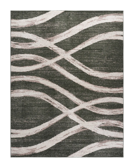 Safavieh Adirondack 10'-0" x 14'-0" Rug in Dark Green / Ivory