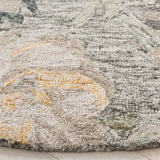 Safavieh Blossom 6'-0" x 6'-0" Rug in Green / Charcoal